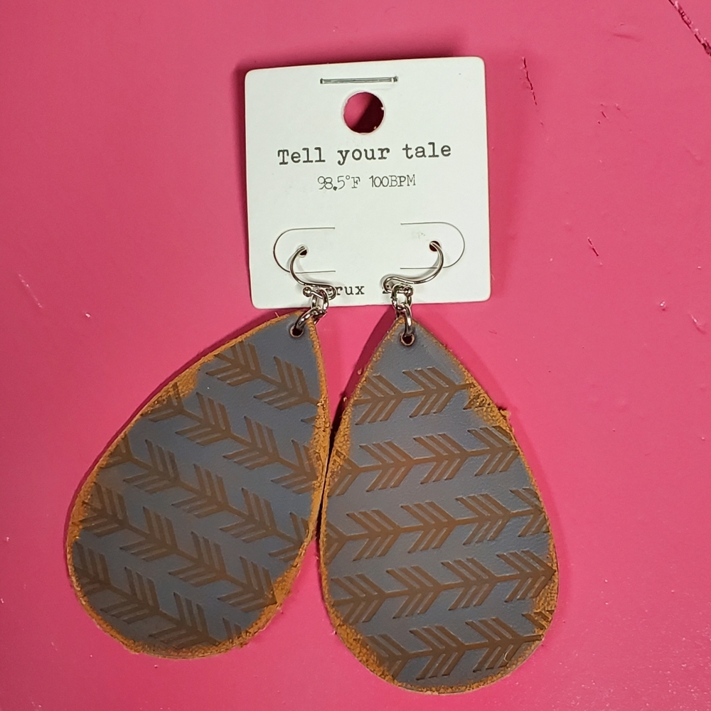 Soithwestern Arrow Teardrop Earrings